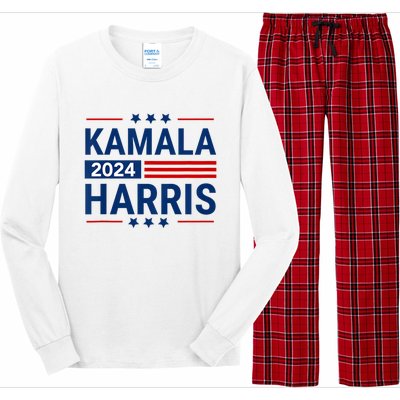 Kamala Harris 2024 Support First Presidente Usa Long Sleeve Pajama Set