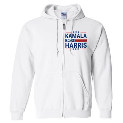 Kamala Harris 2024 Support First Presidente Usa Full Zip Hoodie