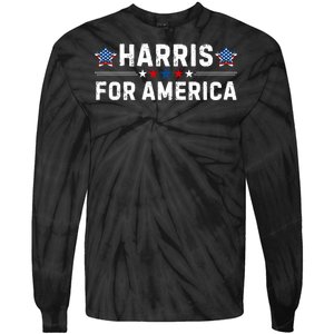 Kamala Harris 2024 Tie-Dye Long Sleeve Shirt