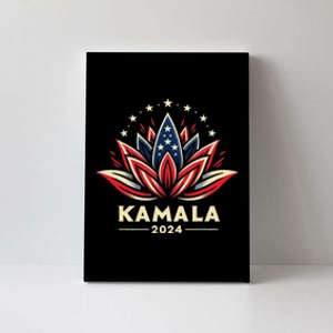 Kamala Harris 2024 Presidential Campaign American Lotus Canvas