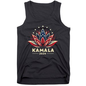 Kamala Harris 2024 Presidential Campaign American Lotus Tank Top