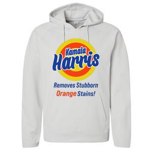 Kamala Harris 2024 Removes Stubborn Orange Stains Performance Fleece Hoodie