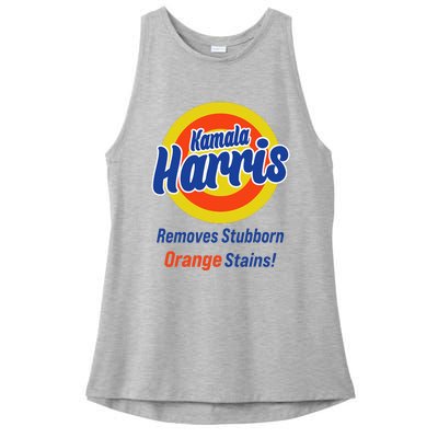 Kamala Harris 2024 Removes Stubborn Orange Stains Ladies PosiCharge Tri-Blend Wicking Tank