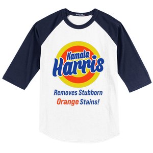 Kamala Harris 2024 Removes Stubborn Orange Stains Baseball Sleeve Shirt