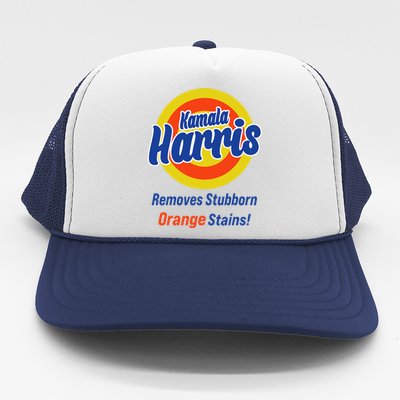 Kamala Harris 2024 Removes Stubborn Orange Stains Trucker Hat