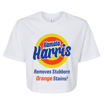 Kamala Harris 2024 Removes Stubborn Orange Stains Bella+Canvas Jersey Crop Tee