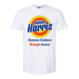 Kamala Harris 2024 Removes Stubborn Orange Stains Softstyle CVC T-Shirt