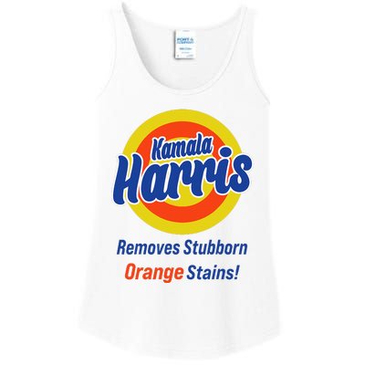 Kamala Harris 2024 Removes Stubborn Orange Stains Ladies Essential Tank