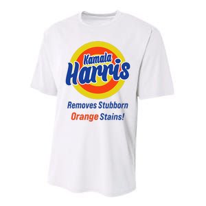 Kamala Harris 2024 Removes Stubborn Orange Stains Performance Sprint T-Shirt