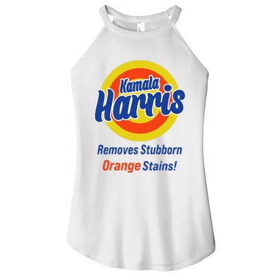 Kamala Harris 2024 Removes Stubborn Orange Stains Women's Perfect Tri Rocker Tank