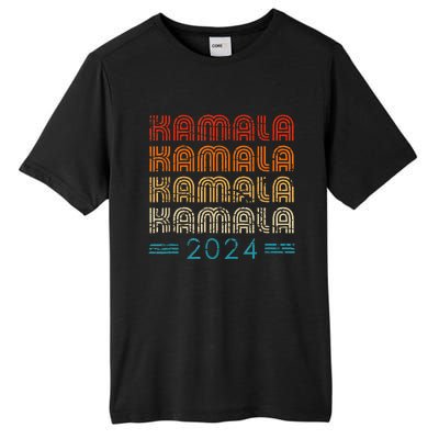 Kamala Harris 2024 Retro Vintage Election President 2024 Tall Fusion ChromaSoft Performance T-Shirt