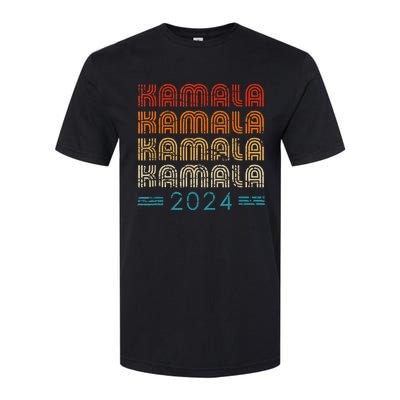 Kamala Harris 2024 Retro Vintage Election President 2024 Softstyle® CVC T-Shirt