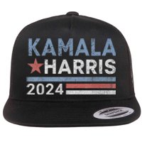 Kamala Harris 2024 For President Election Campaign Flat Bill Trucker Hat