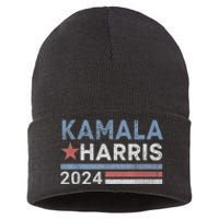 Kamala Harris 2024 For President Election Campaign Sustainable Knit Beanie