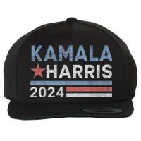 Kamala Harris 2024 For President Election Campaign Wool Snapback Cap