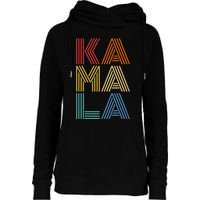 Kamala Harris 2024 Vintage Retro Style Womens Funnel Neck Pullover Hood