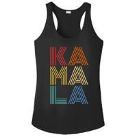 Kamala Harris 2024 Vintage Retro Style Ladies PosiCharge Competitor Racerback Tank