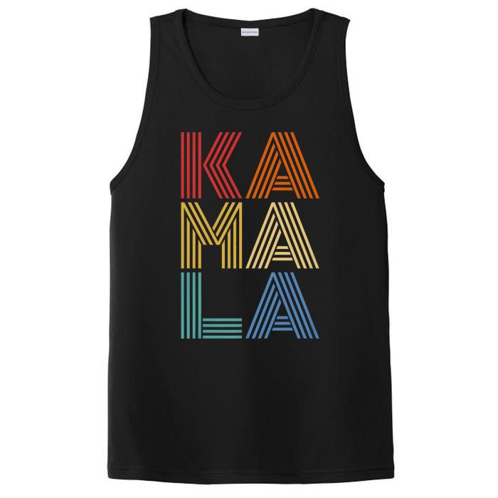 Kamala Harris 2024 Vintage Retro Style PosiCharge Competitor Tank