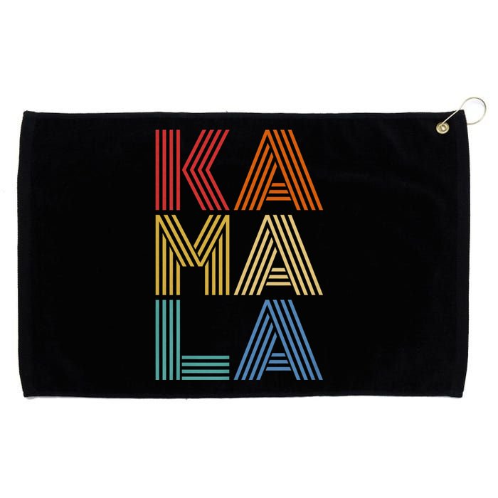 Kamala Harris 2024 Vintage Retro Style Grommeted Golf Towel