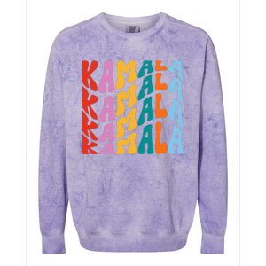 Kamala Harris 2024 Colorblast Crewneck Sweatshirt