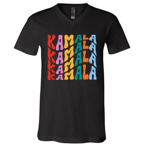 Kamala Harris 2024 V-Neck T-Shirt