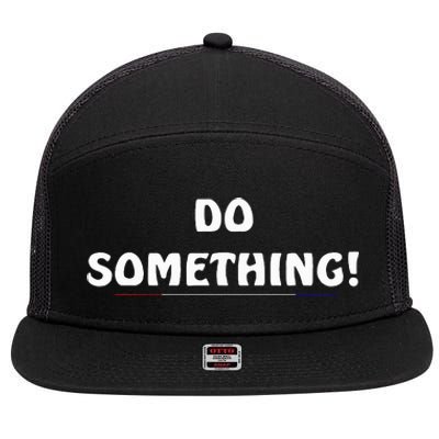 Kamala Harris 2024 Election Michelle Obama Do Something! 7 Panel Mesh Trucker Snapback Hat