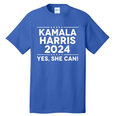 Kamala Harris 2024 Yes She Can Tall T-Shirt