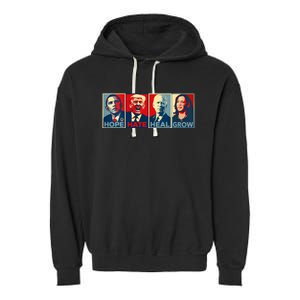 Kamala Harris 2024 Support Garment-Dyed Fleece Hoodie