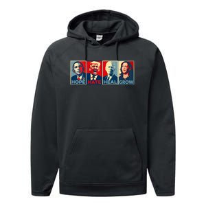 Kamala Harris 2024 Support Performance Fleece Hoodie