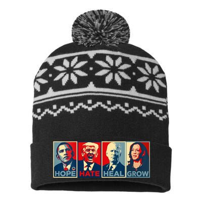 Kamala Harris 2024 Support USA-Made Snowflake Beanie