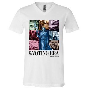 Kamala Harris 2024 In My Voting Era Madam President V-Neck T-Shirt