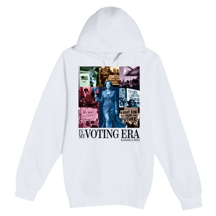 Kamala Harris 2024 In My Voting Era Madam President Premium Pullover Hoodie