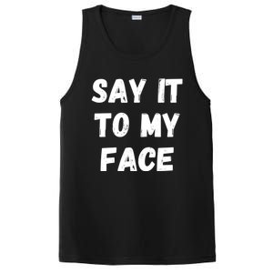 Kamala Harris 2024 Say It To My Face Kamala Harris Debate PosiCharge Competitor Tank