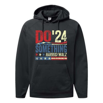 Kamala Harris 2024 Election Michelle Obama Do Something Performance Fleece Hoodie