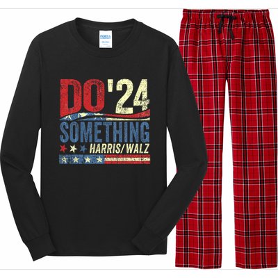 Kamala Harris 2024 Election Michelle Obama Do Something Long Sleeve Pajama Set