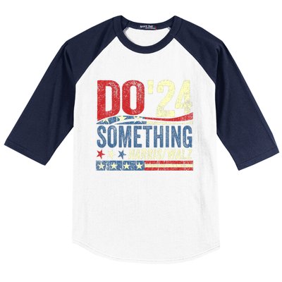 Kamala Harris 2024 Election Michelle Obama Do Something Baseball Sleeve Shirt