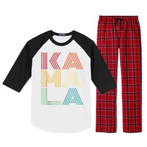 Kamala Harris 2024 Presidential Election Raglan Sleeve Pajama Set