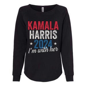 Kamala Harris 2024 Support Im With Her Kamala Harris 2024 Womens California Wash Sweatshirt