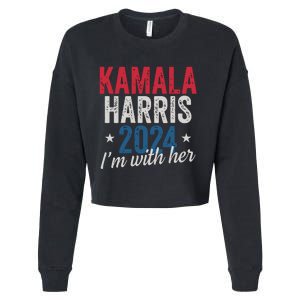 Kamala Harris 2024 Support Im With Her Kamala Harris 2024 Cropped Pullover Crew