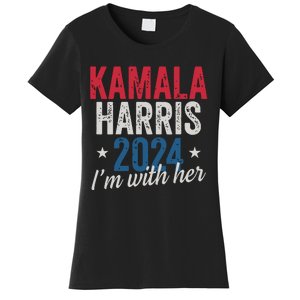 Kamala Harris 2024 Support Im With Her Kamala Harris 2024 Women's T-Shirt