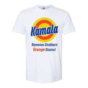 Kamala Harris 2024 Removes Stubborn Orange Stains Softstyle CVC T-Shirt