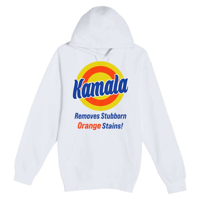 Kamala Harris 2024 Removes Stubborn Orange Stains Premium Pullover Hoodie