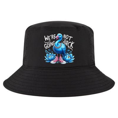 Kamala Harris 2024 Vintage Flamingo Were Not Going Back Cool Comfort Performance Bucket Hat