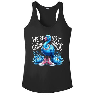 Kamala Harris 2024 Vintage Flamingo Were Not Going Back Ladies PosiCharge Competitor Racerback Tank