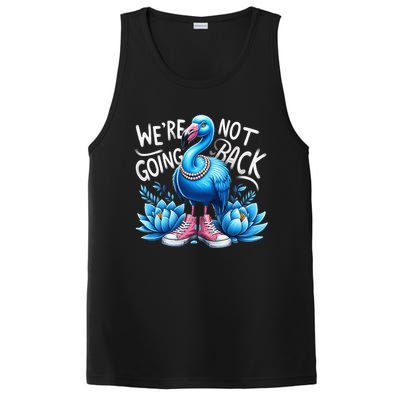 Kamala Harris 2024 Vintage Flamingo Were Not Going Back PosiCharge Competitor Tank