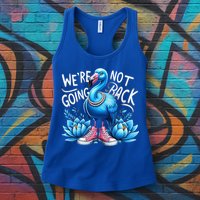 Kamala Harris 2024 Vintage Flamingo Were Not Going Back Womens Tank Top