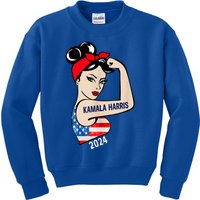 Kamala Harris 2024 President America Election Vote Women Kids Sweatshirt