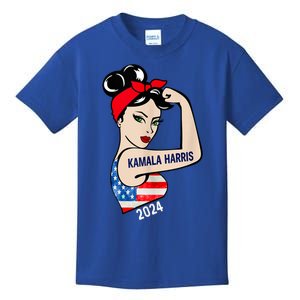 Kamala Harris 2024 President America Election Vote Women Kids T-Shirt