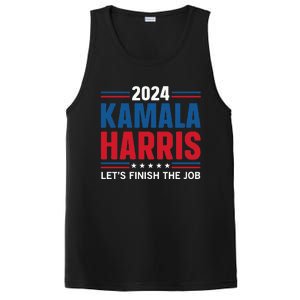 Kamala Harris 2024 LetS Finish The Job PosiCharge Competitor Tank