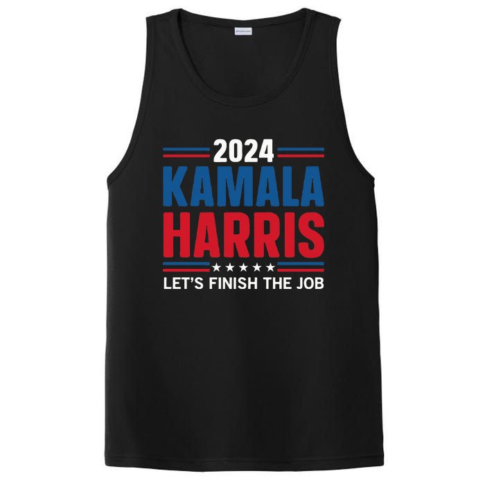 Kamala Harris 2024 LetS Finish The Job PosiCharge Competitor Tank